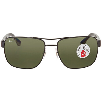 Polarized Green Classic G15 Square Sunglasses RB3530 0029A