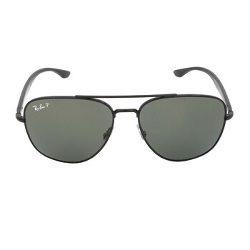 Polarized Green Square Sunglasses RB3683 00258