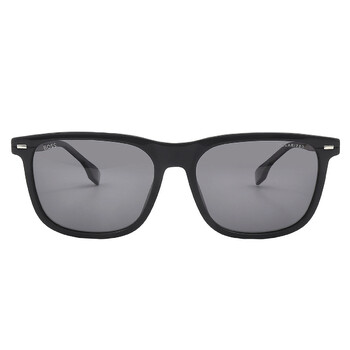 Polarized Grey Square Sunglasses BOSS 1402FS 0807M9