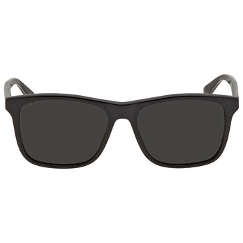 Polarized Grey Square Sunglasses GG0381SN 007