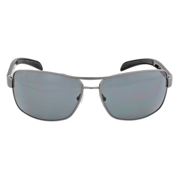 Polycarbonate Grey Rectangular Sunglasses PS 54IS 5AV5Z1