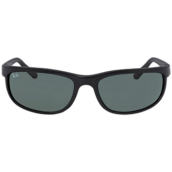Predator 2 Green Classic G15 Rectangular Sunglasses RB2027 W1847