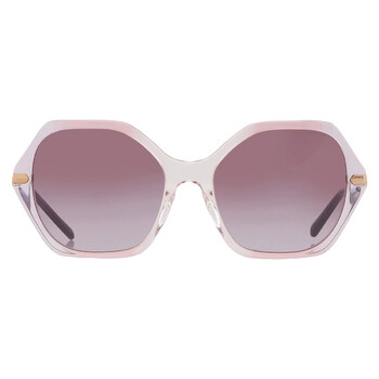 Purple Gradient Geometric Sunglasses HC8315 56418H