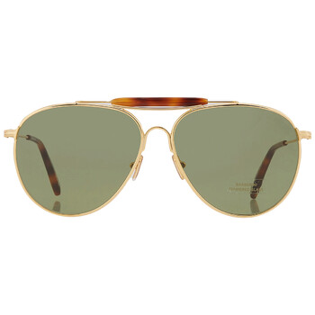 Raphael Green Pilot Sunglasses FT0995 30N