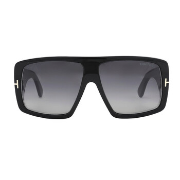 Raven Smoke Gradient Browline Sunglasses FT1036 01B