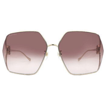 Red Geometric Sunglasses GG1322SA 003