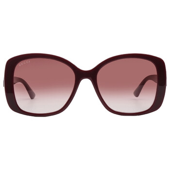 Red Gradient Butterfly Sunglasses GG0762S003