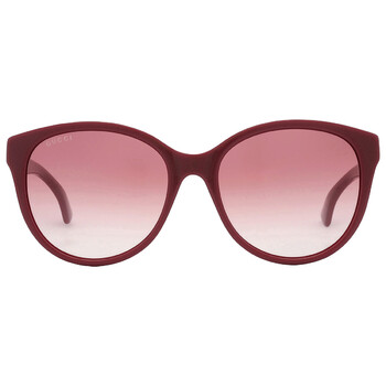 Red Gradient Round Sunglasses GG0631S 003