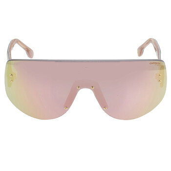 Rose Gold Multilayer Shield Sunglasses FLAGLAB 12 00000J