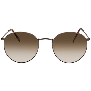 Round Flat Lenses Light Bown Gradient Sunglasses RB3447N 00451