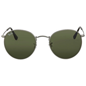 Round Metal Green Sunglasses RB3447 029