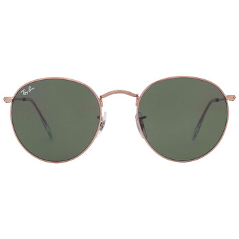 Round Metal Green Sunglasses RB3447 920231