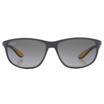 Scuderia Ferrari Grey Gradient Pillow Sunglasses RB4394M F60811