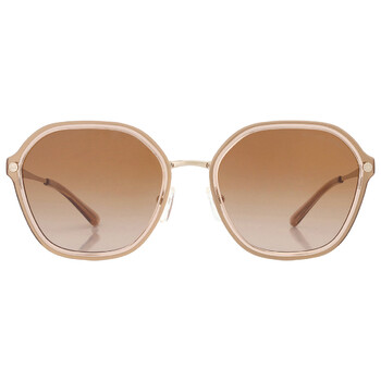 Seoul Brown Gradient Irregular Sunglasses MK1114 101413