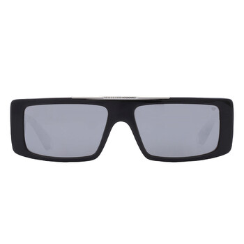 Silver Mirror Rectangular Mens Sunglasses SPP003M 700X