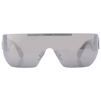 Silver Mirror Shield Sunglasses SPP029M 579X