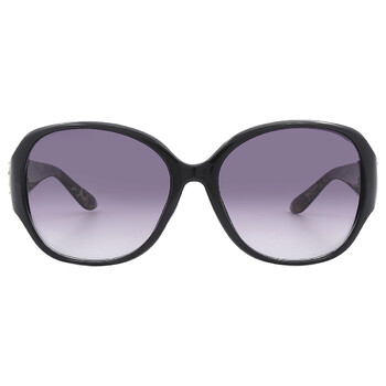 Smoke Gradient Oval Sunglasses GF0284 01B