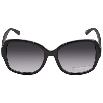 Smoke Gradient Square Sunglasses SE6047 01B