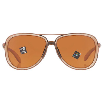 Split Time Prizm Bronze Polarized Pilot Sunglasses OO4129 412923