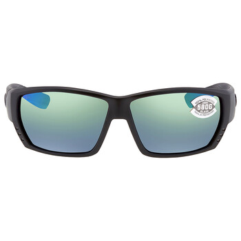 TUNA ALLEY Green Mirror Polarized Glass Sunglasses TA 01 OGMGLP