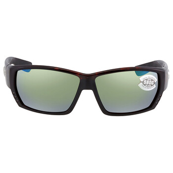 TUNA ALLEY Green Mirror Polarized Glass Sunglasses TA 10 OGMGLP