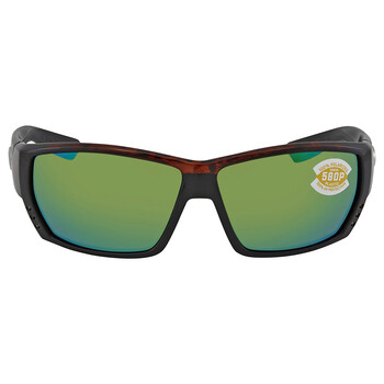 TUNA ALLEY Green Mirror Polarized Polycarbonate Sunglasses TA 10 OGMP