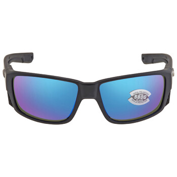 TUNA ALLEY PRO Blue Mirror Polarized Glass Sunglasses 6S9105 910501