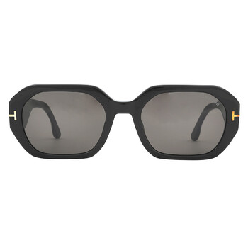 Veronique Smoke Geometric Sunglasses FT0917 01A
