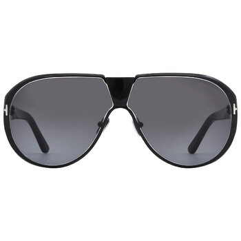 Vincenzo Smoke Gradient Pilot Sunglasses FT1072 01B