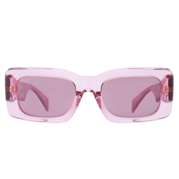 Violet Internal Mirror Silver Rectangular Sunglasses VE4444U 5355AK