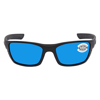 WHITETIP Blue Mirror Polarized Glass Sunglasses WTP 01 OBMGLP