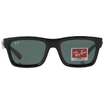 Warren Bio Based Dark Green Classic Rectangular Sunglasses RB4396 667771