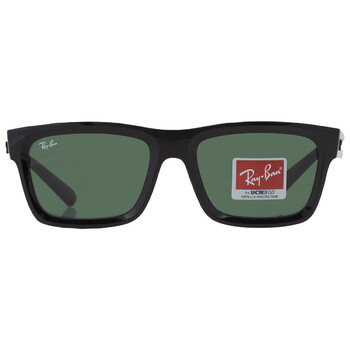 Warren Bio Based Dark Green Rectangular Sunglasses RB4396 667771