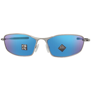 Whisker Prizm Sapphire Polarized Rectangular Sunglasses OO4141 414104
