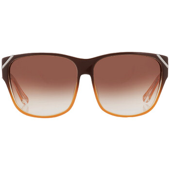 X Linda Farrow Brown Gradient Square Sunglasses YY15 PICK C3