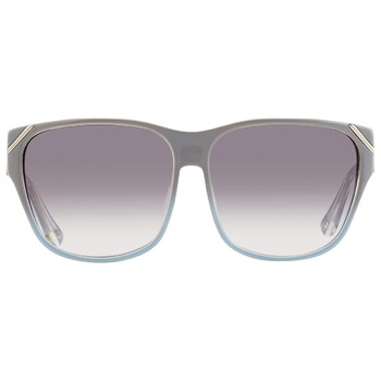 X Linda Farrow Grey Gradient Square Sunglasses YY15 PICK C2