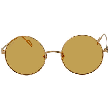 Yellow Round Sunglasses CT0156S 004