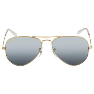 Aviator Chromance Polarized SilverBlue Pilot Sunglasses RB3025 9196G6