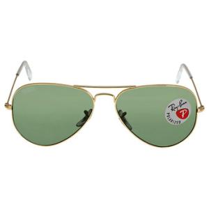 Aviator Classic Polarized Green Classic G15 Sunglasses RB3025 00158