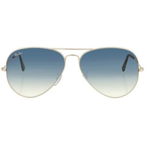 Aviator Gradient Light Blue Gradient Sunglasses RB3025 0033F