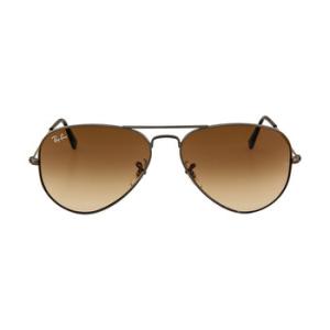 Aviator Gradient Light Brown Gradient Aviator Sunglasses RB3025 00451