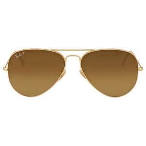Aviator Gradient Polarized Brown Gradient Aviator Sunglasses RB3025 112M2