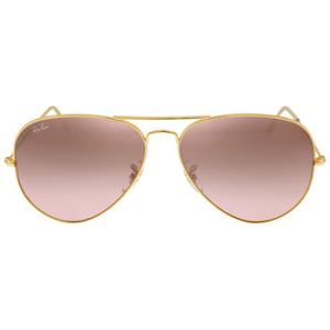 Aviator Gradient SilverPink Mirror Pilot Sunglasses RB3025 0013E