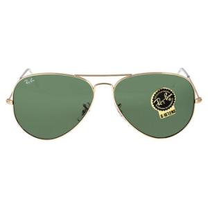 Aviator Large Metal II Green G15 Sunglasses RB3026 L2846