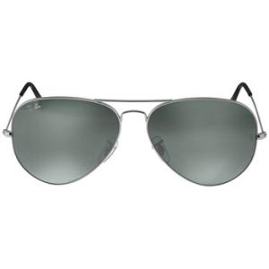 Aviator Mirror Silver Sunglasses RB3025 00340