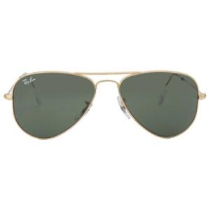 Aviator Small Green Classic G15 Pilot Sunglasses RB3044 L0207