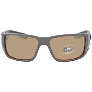 BLACKFIN PRO Copper Silver Mirror Polarized Glass Sunglasses 6S9078 907811