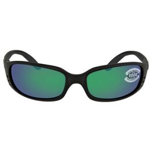 BRINE Green Mirror Polarized Glass Sunglasses BR 11 OGMGLP