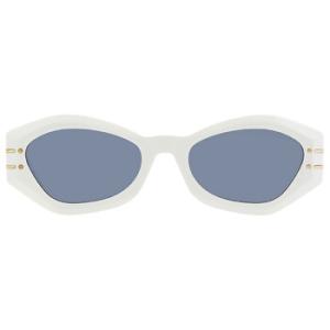 Blue Geometric Sunglasses DIORSIGNATURE B1U 50B0