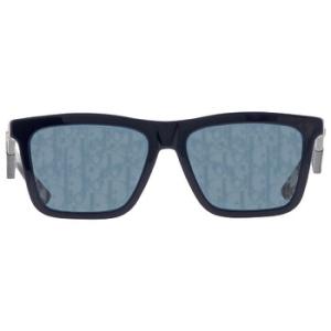 Blue Logo Rectangular Sunglasses DIOR B27 S1I 30B8